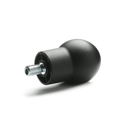Otto Ganter Revolving Ball Knob, GN 596